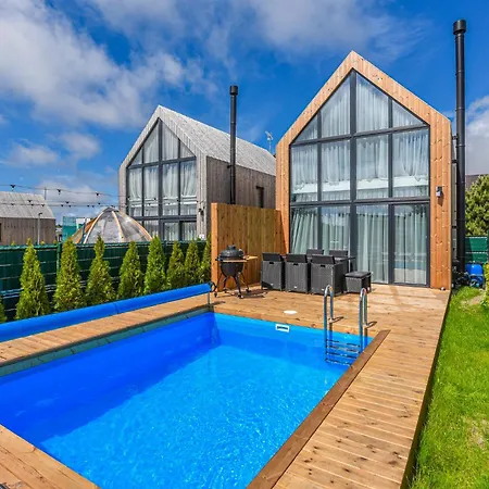 Villa Dream House With Private Swimming Pool, Hot Tub And Sauna Palanga