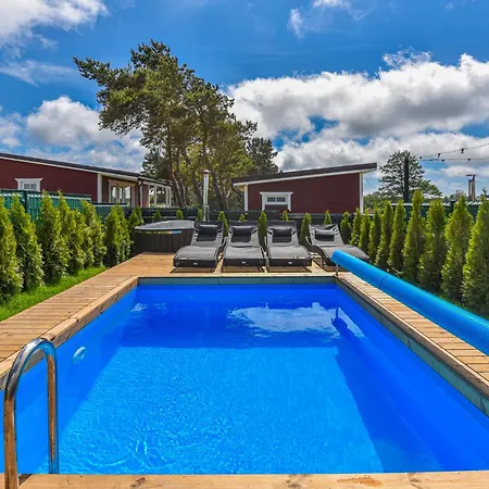 Dream House With Private Swimming Pool, Hot Tub And Sauna * Palanga