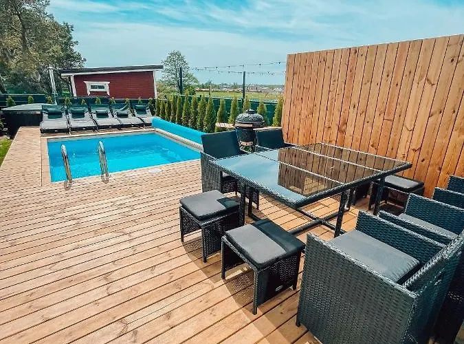 וילה Dream House With Private Swimming Pool, Hot Tub And Sauna פלאנגה